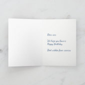 Happy Unicorn Verjaardag Kaart (Binnen)