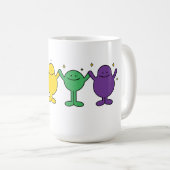 Happy Unity-personages Koffiemok (Voorkant rechts)
