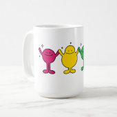 Happy Unity-personages Koffiemok (Voorkant links)