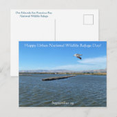 Happy Urban National Wildlife Refuge Day! Briefkaart (Voorkant / Achterkant)