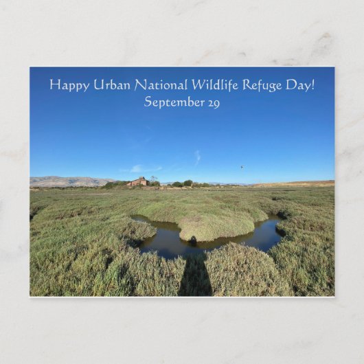 Happy Urban National Wildlife Refuge Day! Briefkaart (Voorkant)