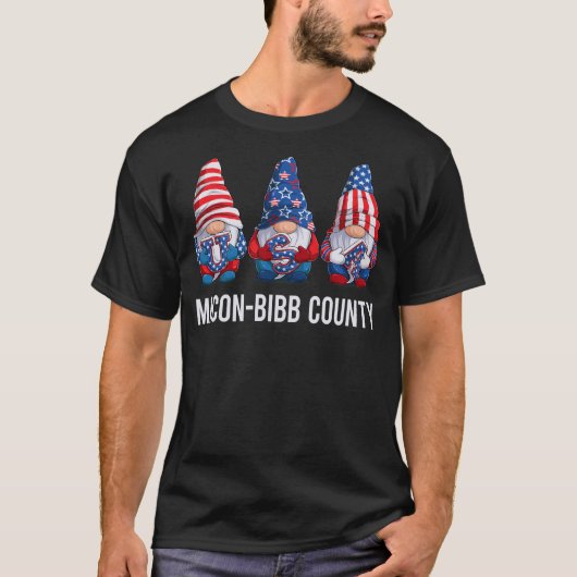 Happy USA Macon-Bibb County T-shirt (Voorkant)