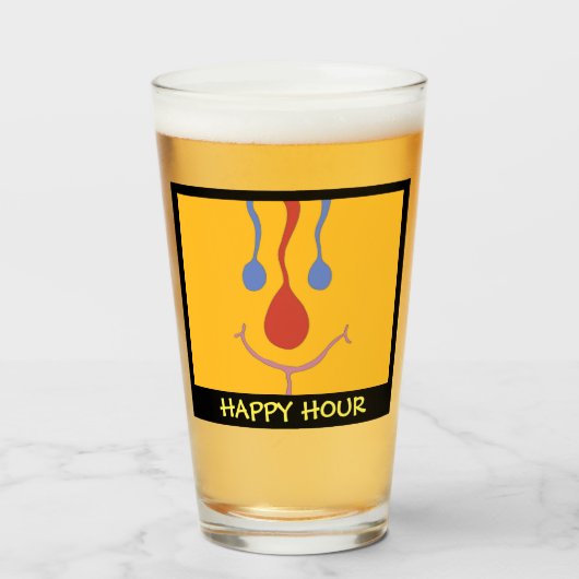 HAPPY UUR GLAS (Voorkant gevuld)