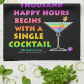 HAPPY UUR JOURNEY Kitchen, Bath, Bar TOWEL Theedoek (Gevouwen)