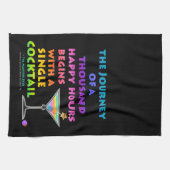 HAPPY UUR JOURNEY Kitchen, Bath, Bar TOWEL Theedoek (Horizontaal)