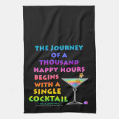 HAPPY UUR JOURNEY Kitchen, Bath, Bar TOWEL Theedoek (Verticaal)