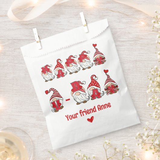 Happy V - Day Gnome Lettering Classroom Bedankzakje (Geknipt)