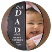 Happy Vaderdag 2020 Best Pap Ever Photo Basketbal (Verticaal)