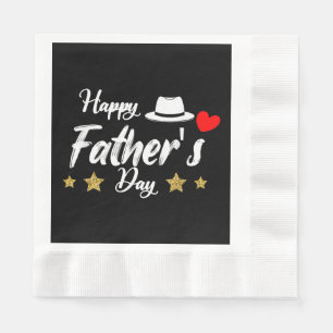 Happy Vaderdag 2025 Tshirt voor Heren Papa Opa Servet