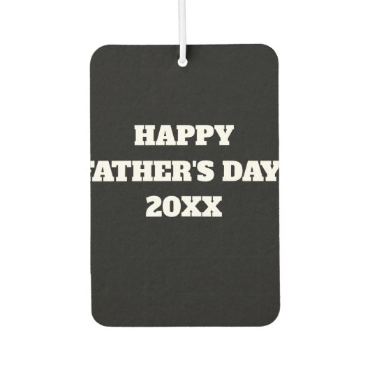 Happy Vaderdag 20XX auto luchtverfrisser (Voorkant)