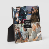 Happy Vaderdag 4 Photo Collage op maat Fotoplaat (Voorkant)