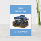 Happy Vaderdag 4x4 Off Road Mud Kaart (Voorkant)