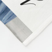 Happy Vaderdag 8 Photo Collage Custom White Fleece Deken (Hoek)