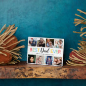 Happy Vaderdag 8 Photo Collage Fotoplaat (Zijkant)