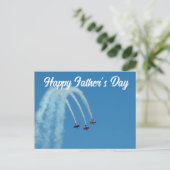 Happy Vaderdag - Airshow Briefkaart (Staand voorkant)