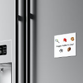 Happy Vaderdag All Round Sports Magneet