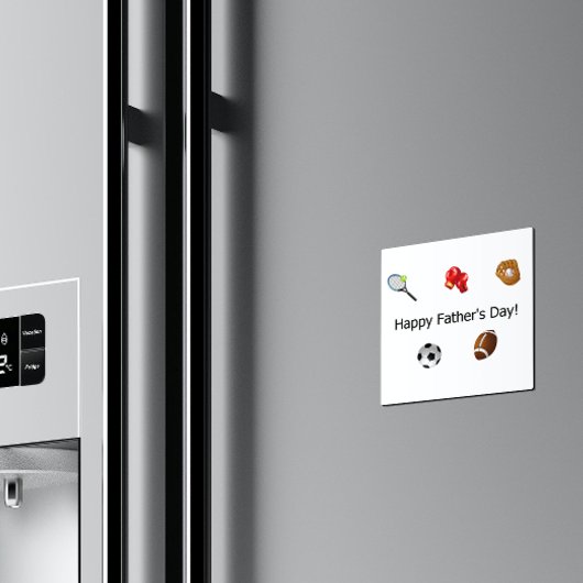 Happy Vaderdag All Round Sports Magneet