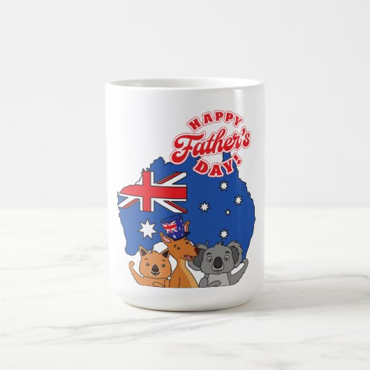 Happy Vaderdag Australië Koffiemok (Center)