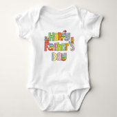 Happy Vaderdag baby bodysuit (Voorkant)