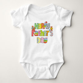 Happy Vaderdag baby bodysuit