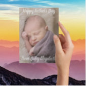 Happy Vaderdag Baby Feestdagenkaart