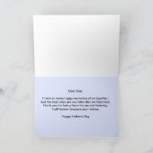 Happy Vaderdag Beach Wenskaart Kaart (Binnen)