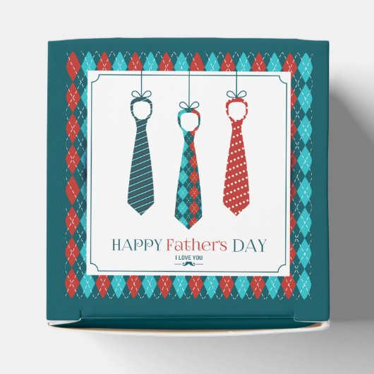 Happy Vaderdag Bedankdoosjes (Bovenkant)