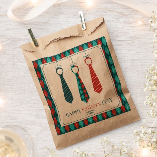 Happy Vaderdag Bedankzakje (Geknipt)