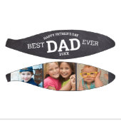 Happy Vaderdag Best Dad Oover 3 Photo Collage Basketbal (Panelen)