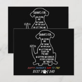 Happy Vaderdag Best Dog Dad (Voorkant / Achterkant)