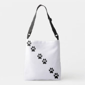 Happy Vaderdag Best Dog Pap Ever Aangepaste Foto Crossbody Tas (Achterkant)