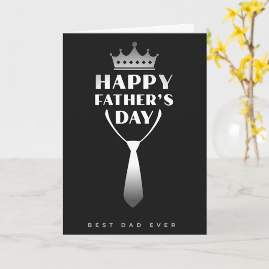 Happy Vaderdag Best Pap Ever Kaart (Gele Bloem)