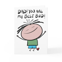 Happy Vaderdag - Beste Bud Kaart
