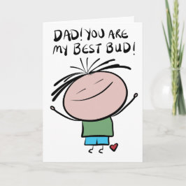 Happy Vaderdag - Beste Bud Kaart