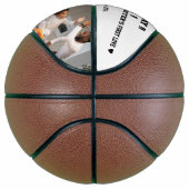 Happy Vaderdag Beste pap ooit aangepaste fototekst Basketbal (Rechts)