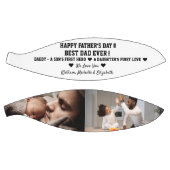 Happy Vaderdag Beste pap ooit aangepaste fototekst Basketbal (Panelen)