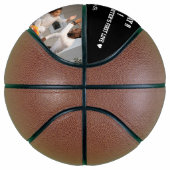 Happy Vaderdag Beste pap ooit aangepaste fototekst Basketbal (Rechts)