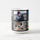 Happy Vaderdag beste vader ooit 6 fotocollage  Koffiemok (Center)