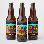 Happy Vaderdag Bier Etiket (Flessen)
