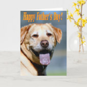 Happy Vaderdag Big Guy Kaart (Gele Bloem)