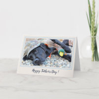 Happy Vaderdag Black Labrador Eend Jachthond