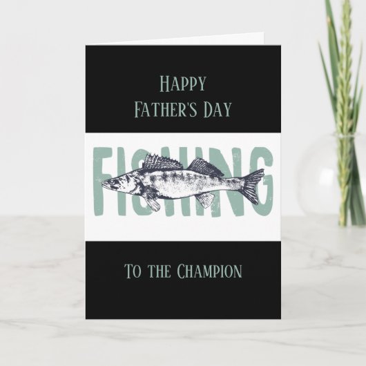 Happy Vaderdag Black Sports Car Kaart (Voorkant)