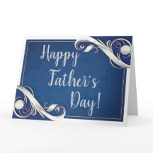 Happy Vaderdag Blauw wit