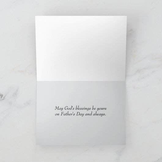 Happy Vaderdag Blessings Mountain Lake Trees Kaart (Binnen)