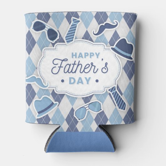 Happy Vaderdag Blikjeskoeler (Voorkant)