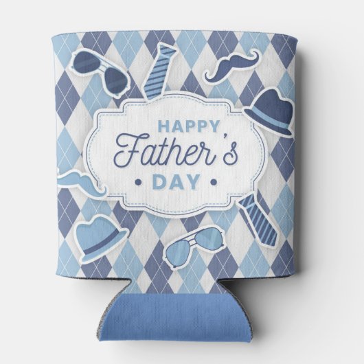 Happy Vaderdag Blikjeskoeler (Achterkant)