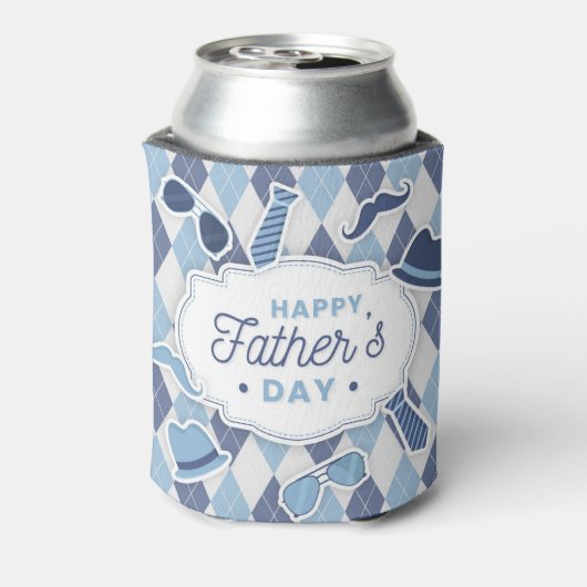 Happy Vaderdag Blikjeskoeler (Blikje Achterkant)