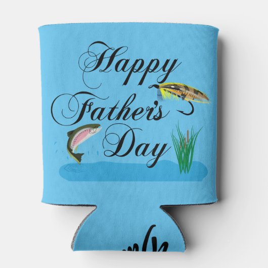 Happy Vaderdag Blikjeskoeler (Achterkant)