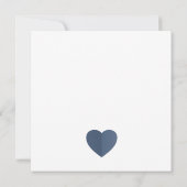 Happy Vaderdag blue harten in de lucht Notitiekaartje (Achterkant)