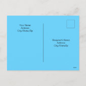 Happy Vaderdag Blue Ocean Photo Azure Sky Feestdagenkaart (Achterkant)